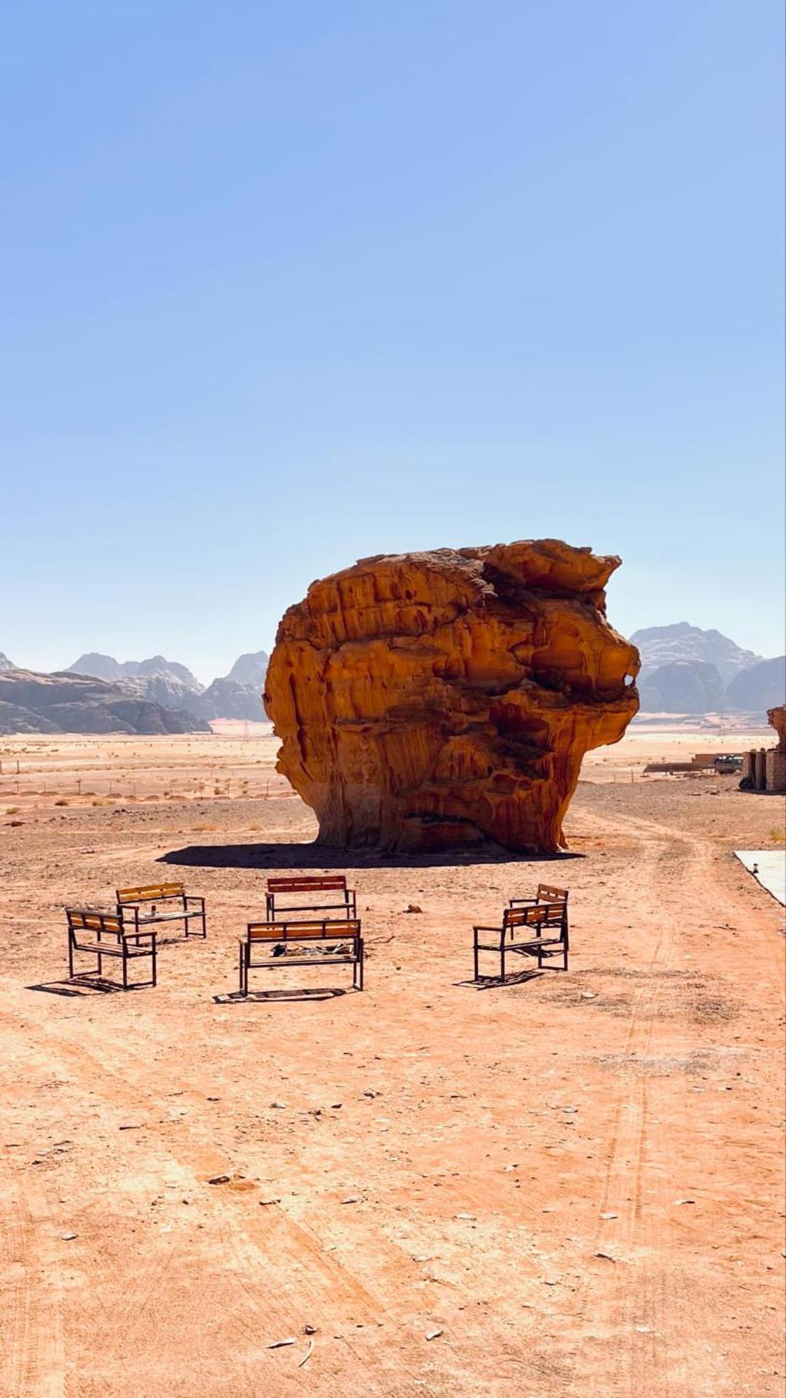 Wadi Rum Al-Omar Hotell Eksteriør bilde